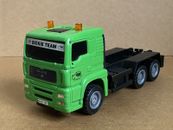Dickie Toys MAN Dumper Truck Chassis, 18cm Long, Plastic, Green, Good Cond.