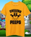 T-shirt lapin de Pâques enfants enfants mignon nouveauté cool hoppy cadeau heureux tee aux œufs