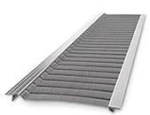 Raptor Gutter Guard – 48 FT. (Nominal) Contractor Grade Stainless Steel Micro-Mesh Gutter Guard Kit with Screws Included. Fits 5 in. Gutters and Smaller. DIY-Friendly. (5.625 in. x 47.625 in.)