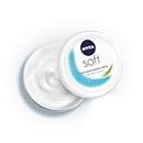 NIVEA Soft Light Moisturizer, 300 ml, for Face, Hand & Body, Non-Greasy Cream with Vitamin E & Jojoba Oil for Instant Hydration