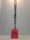 Victorias Secret Pink ID Holder Card Coin Wallet Lanyard Case Discontinued-