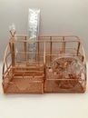 Rose Gold Desk Organizers and Accessories Office Supplies