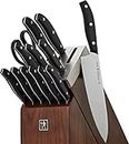 HENCKELS Definition 14 Piece Kitchen Knife Block Set- Professional Cutlery Set, Self Sharpening Knife Block for Chopping, Slicing, Dicing & Cutting