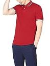 Ben Sherman Signature Polo, Rosso (Red 550), Large Uomo