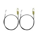 DEHOMKUS 746-04229 (2-pcs) Clutch Drive Cable for MTD Craftsman Cub Cadet Yard Machines Yard Man with 746-04229B 946-04229 2-Stage Snowblower - 2 Pack 746-04229B Snow Blower