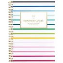 AT-A-GLANCE 2023-2024 Academic Planner, Simplified by Emily Ley, Weekly & Monthly, 5-1/2" x 8-1/2", Small, Monthly Tabs, Flexible Cover, Happy Stripe (EL10-200A)