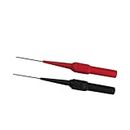 C2K 2 Pieces Insulation Piercing Needle Non-Destructive Pin Test Probes 4mm Banana Socket for Car Tester Red/Black