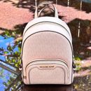 Michael Kors Jaycee XS Convertible Zip Pocket Backpack Bag Light Powder Blush