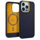 CASEOLOGY by Spigen TPU Nano Pop Mag Back Cover Case for iPhone 13 Pro (TPU | Blueberry Navy)