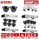ZOSI H.265+ Kit Vidéo surveillance Caméra de Sécurité Filaire CCTV Alarme Maison