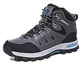 Men Women Hiking Trekking Shoes Snow Boots Outdoor Waterproof Climbing Shoes Warm Ankle Walking Boots Anti-Slip 9UK