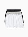 Calvin Klein Calvin Klein Cotton Classics Knit Boxer 3 Pk Black & White, White & Heather Grey M