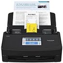 ScanSnap iX1600 Negro - Escáner de Documentos de Oficina - ADF Scanner, Doble Cara, WiFi, Pantalla táctil ADF, USB 3.2