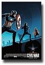 Captain America : Civil War Poster - IMAX AMC Movie Theatre Mini Poster 9 x 13