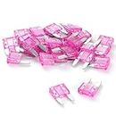 (25Pcs) 3 Amp Mini Car Fuses, 3A Automotive Fuses, Automotive Replacement Fuses, Blade Fuse for Car/RV/Truck/SUV/Motorcycle/Boat
