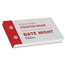 RED OCEAN Coupon Book Date Night Edition, For Fun Date Nights, Date Night Idea Card Game For Couples, Gifts For Valentines Day, Birthday Gifts, Gifts For Her Him