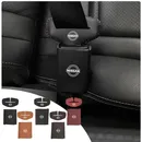Car Seatbelt Cover Leather Seats Safety Buckle Base Protectors For Nissan Qashqai Juke Sentra Altima
