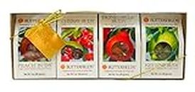 Butterfields Candies Hard Candy Buds Gift Set - Peach, Cherry, Key Lime, and Honeybell Orange Candy Flavors