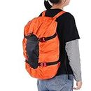 Keenso Hiking Bag Camping Bag, Rock Climbing Bag Ford Cloth Climbing Bag Foldable Place Climbing Ropes for Outdoor Camping Hiking Rope Bags (Naranja)
