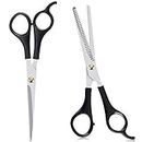 CRITEX MART Steel Hair Cutting Scissor for Men Women Professional Salon Barber Hairdressing Styling Tool Kit