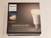 Philips Hue Bridge plus 2x Warm White Dimmable lights Starter Kit New Unused