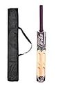 XTROKE The Boss Edition Scoop Design Popular Willow Cricket Bat with Bat Cover for All Tennis Ball Boys and Girls Advance Play (Full Size)