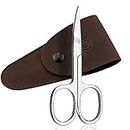Solingen Scissors - Multi-Purpose Manicure Scissors Germany - Curved Blade, Nail Scissors Germany - Pedicure Beauty Grooming Kit for Nail, Eyebrow, Eyelash, Dry Skin - Nail sicssors