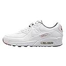 Nike Air Max 90 Women Shoes (Numeric_4) White/Navy-RED