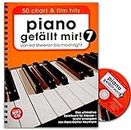 Piano gefällt mir! 50 Chart und Film Hits Band 7 - Notenbuch mit CD und mit bunter herzförmiger Notenklammer - ISBN: 9783865439765