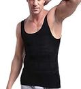 Mens Slimming Body Shaper Vest Shirt, Compression Muscle Tank