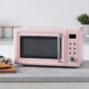 New Retro Style Pink Digital Microwave 20 Litre 800W Kitchen Oven Appliances UK