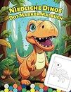 Dot Marker Malbuch mit niedlichen Dinos für Kinder (Alter 2-5 Jahre): Eine riesige Auswahl an einfachen Malvorlagen für Kleinkinder, Kinder im Vorschulalter und im Kindergarten