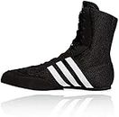 adidas Men's Box Hog 2 Boxing Shoes, Black/White/Black, Size 12 US