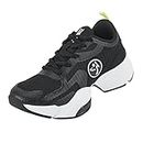ZUMBA Women’s Air Stomp Classic Athletic Shoes, Low-Top Dance Sneakers for Women, Black, 7.5