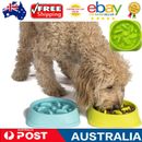 NEW PET DOG INTERACTIVE SLOW DOWN FOOD BOWL HEALTHY ANTI SLIP GULP FEEDING DISH
