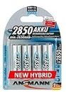 Ansmann AA 2850 Hybrid High Capacity, Low Discharge Rechargeable Batteries
