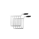 Smeg TSSR01 Two Frames for Toasting Sandwiches, for Toasters from TSF01 Series TSS401, Metal, Chrome