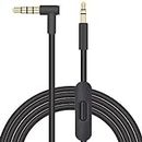 Xivip Replacement Audio Cable Cord Wire with in-line Microphone and Control Compatible with Beats Solo 2 Solo 3, Studio 3, Pro, Detox, Wireless, Mixr, Executive, Pill Headphones (Black)