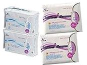 Airiz Active Oxygen and Negative Ion Soft-Cotton Sanitary Pads for Day and Night Use (36 Pieces) - Pack of 4
