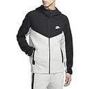 Nike Sportswear Tech Fleece Windrunner Men's Full-Zip Hoodie Size - X-Large Heather/Black
