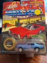 Chevelle SS 1970 Johnny Lightning Muscle Cars azul EE. UU., cargadores Cragar, moneda