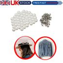Pearl Rivets Studs Round Button with Pins Clothing Decoration Craft Accessories