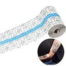 Tattoo Aftercare Waterproof Bandage 15cm x 1m，Transparent Film Dressing，Second Skin Healing Protective Clear Adhesive Bandages for Tattoo Aftercare,Recovery,Plastic Cover,Protective Shield