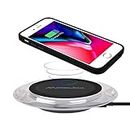 Qi Wireless Charger Pad with Wireless Charging Receiver Case Compatible with iPhone 7/6s/6 (Not Battery), ANGELIOX Fast Cordless Charger Charging Mat Compatibe with iPhone Xs Max/X,All Qi-Enabled