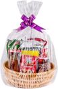 Awpeye Clear Basket Bags 20Pack 24"x 30" Large Cellophane Gift Bags for Baskets