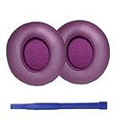 Solo 2.0 3.0 Wireless Replacement Ear Pad Ear Cushion Ear Cups Ear Cover Earpads is Compatible with Solo 2.0 3.0 Wireless Headphone by Dr. Dre Professional Replacement Ear Pads Cushions (Dark Purple)