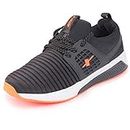 Sparx Men's SM-610 C.Grey Neon Orange Running Shoe-6 Kids UK (S_SX0610GCGNO0006)