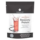 Formulite Recovery Protein Pouch 500g, with Collagen and Amino Acids, High Protein, Low Carb, Low Sugar, Gluten Free, Dairy Free for Men and Women (Berry Apple)