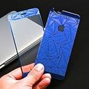 Covers Point Ayra Care Front + Back 3D Tempered Glass For Apple Iphone 5/5S -Blue