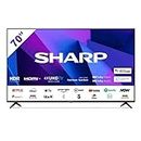 SHARP 4TC70FN2KL2 70" 4K Ultra HD LED Smart TV With Google Assist